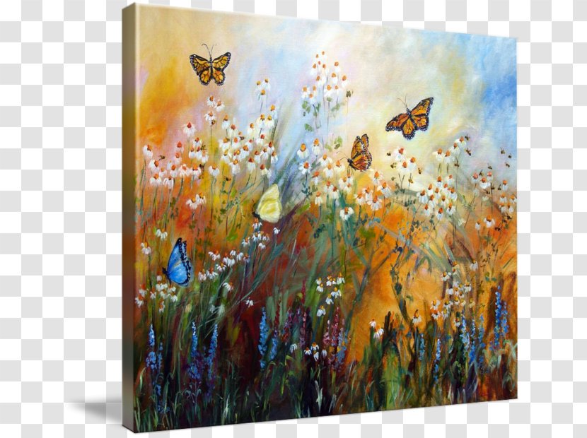 Butterfly Painting Gardens Art Watercolor - Gardening Transparent PNG