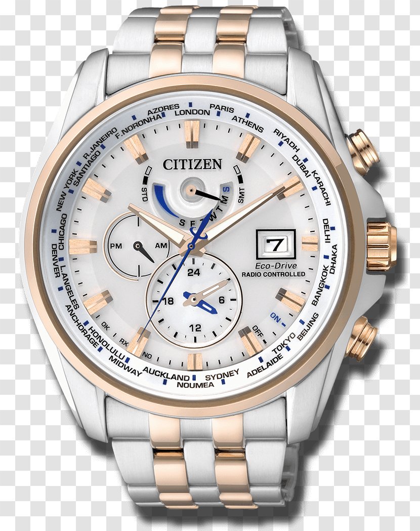 Eco-Drive Citizen Holdings Radio Clock Watch Transparent PNG