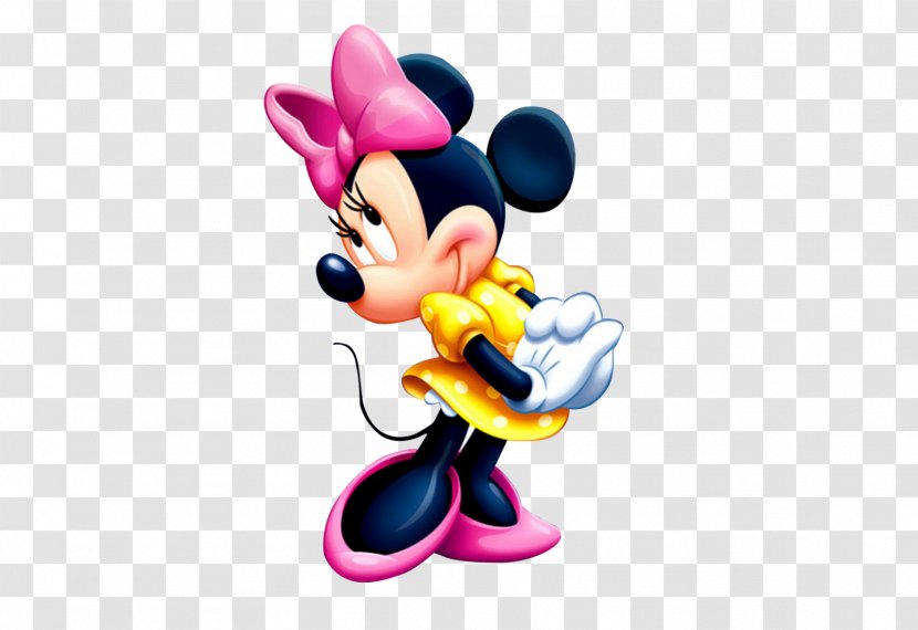 Minnie Mouse Mickey Daisy Duck Clip Art - Pink Minie Clipart Transparent PNG