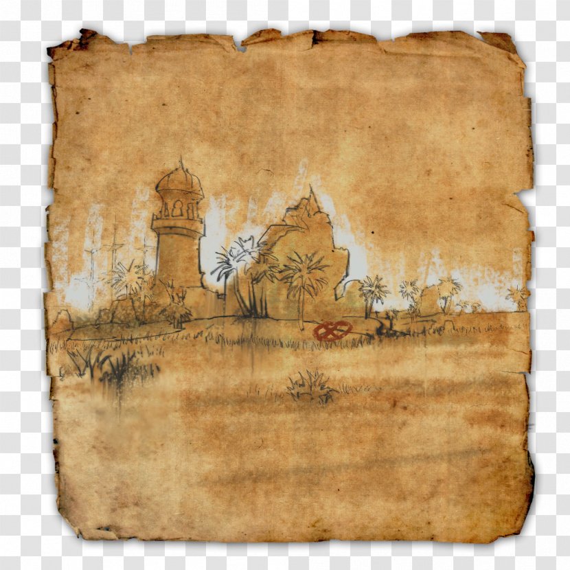 The Elder Scrolls Online Treasure Map II: Daggerfall - Old Transparent PNG