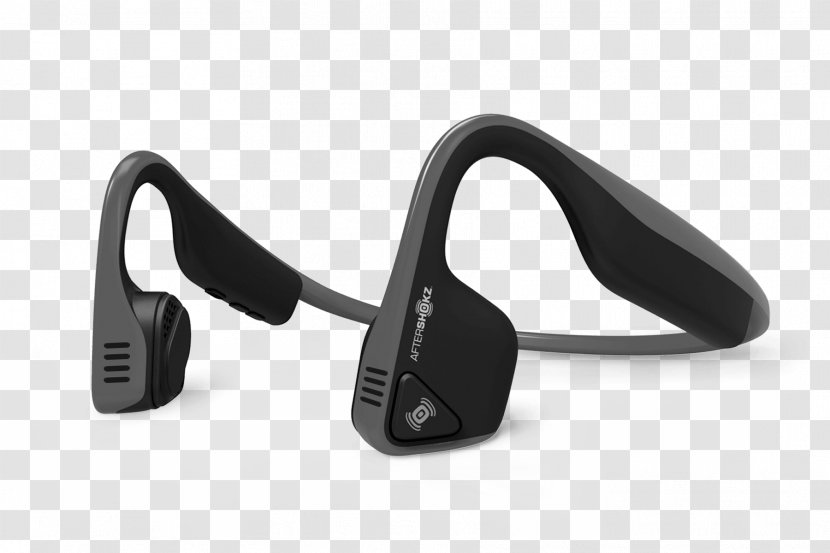 AfterShokz Trekz Titanium Headphones Bone Conduction Slate Gray Grey - Electronic Device Transparent PNG