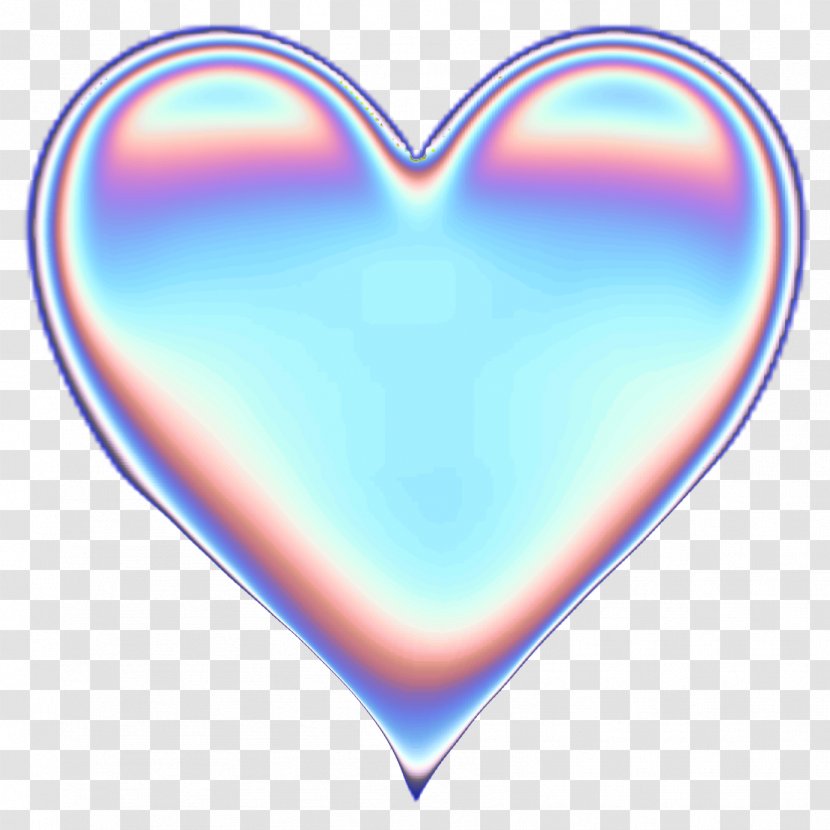 Heart Holography Desktop Wallpaper Image Valentine's Day - Flower - Holo Transparent PNG