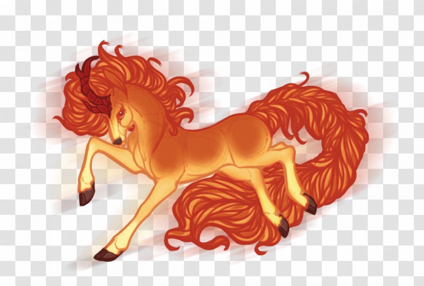 Horse Unicorn Cartoon - Mythical Creature Transparent PNG