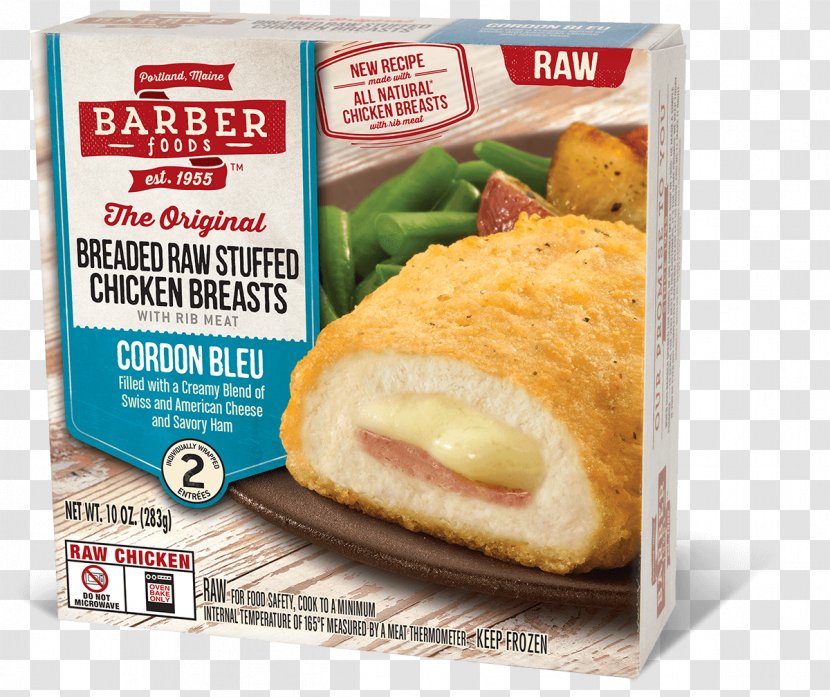 Cordon Bleu Stuffing Cream Breaded Cutlet Crispy Fried Chicken - Korokke - Meat Transparent PNG