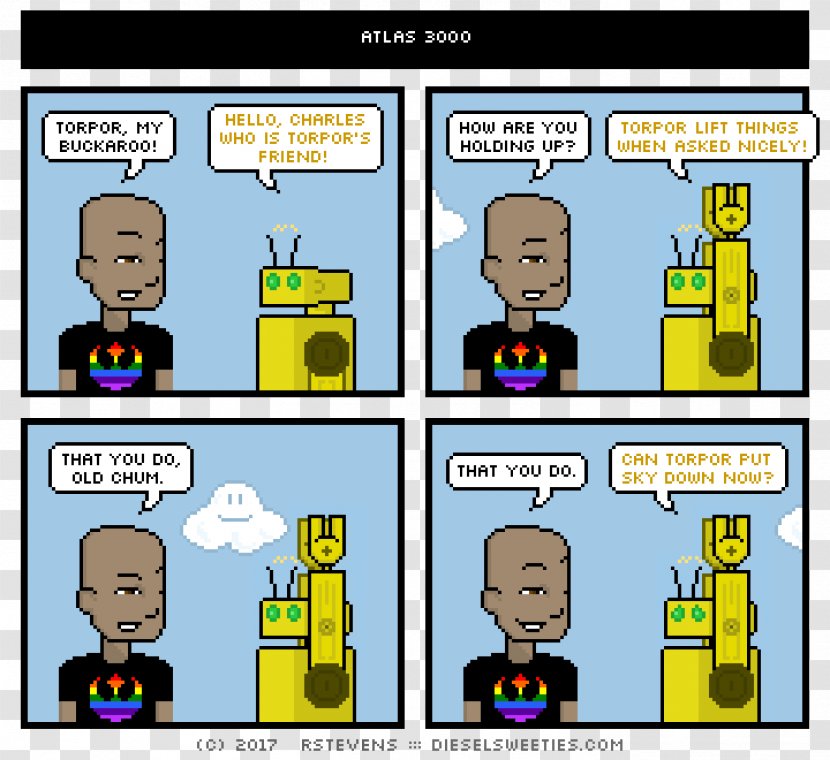 Diesel Sweeties Bro Don't Like That La Bro: Here Comes The Bros Comics Webcomic Robot - Yellow - Dialog Transparent PNG