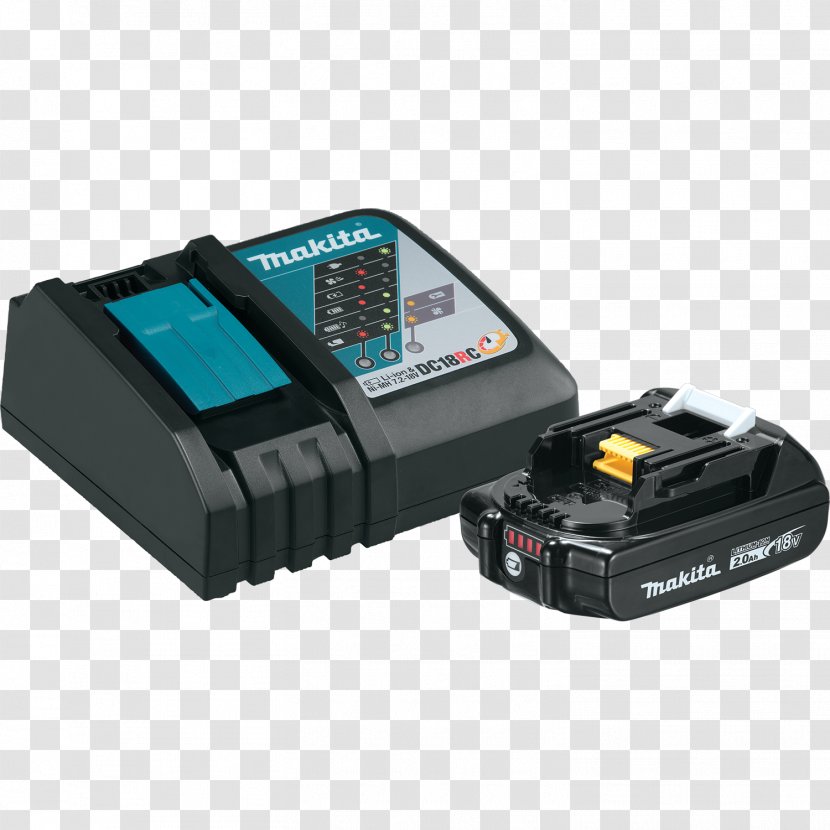 Battery Charger Lithium-ion Cordless Electric Makita - Electronics - Potential Difference Transparent PNG