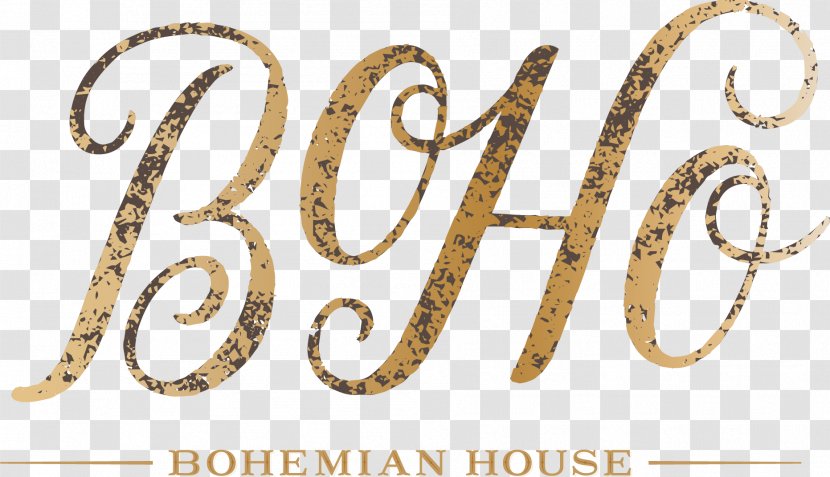 Bohemian House Restaurant Bohemianism Menu Food - Dinner - Boho Logo Transparent PNG