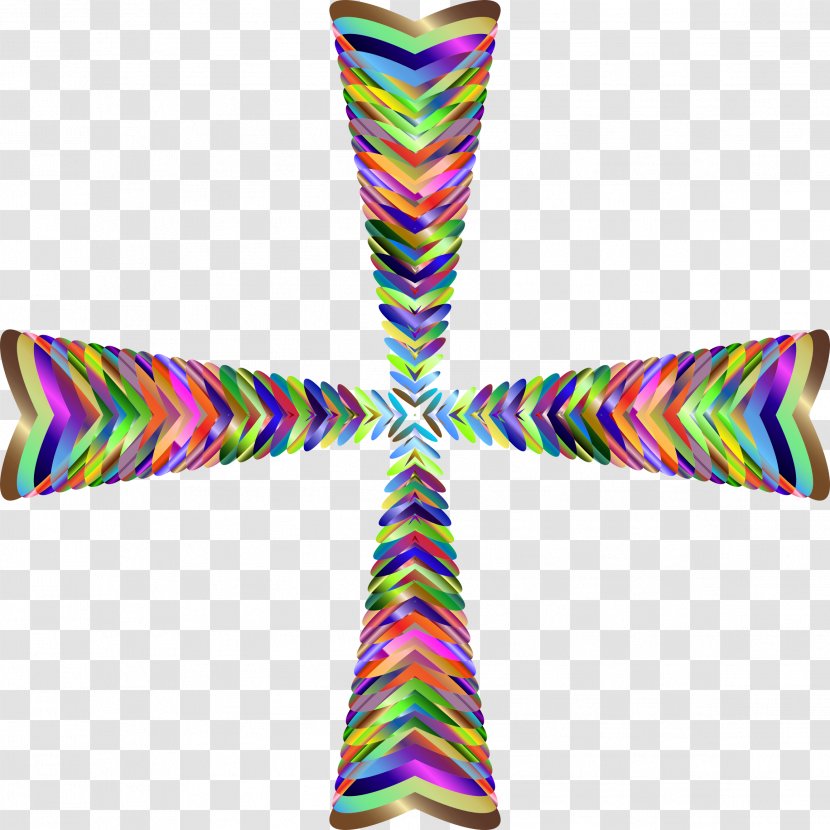 Symbol Line - Cross - Confetti Transparent PNG