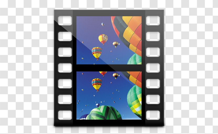 Picture Frame Square Display Device Multimedia Font - Cartoon - Videos Library Transparent PNG