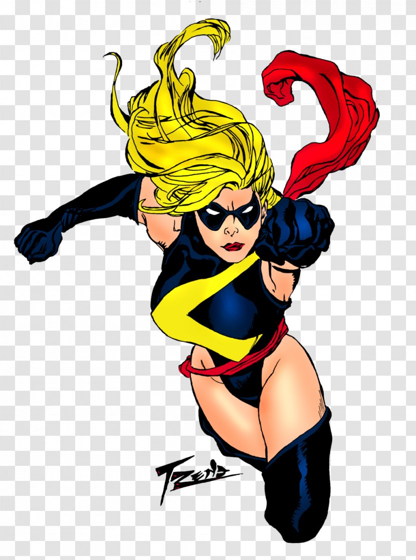 Carol Danvers Superhero Iron Man Drawing Comics - Work Of Art Transparent PNG