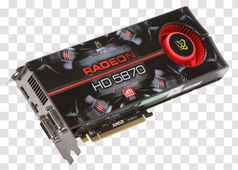 Graphics Cards & Video Adapters AMD Radeon Rx 200 Series R9 280 ATI Technologies - Card - Hd 5870 Transparent PNG