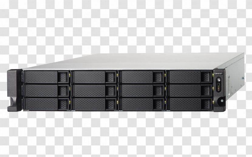 QNAP TS-1231XU-RP-4G 12 Bay NAS Rack Network Storage Systems Serial ATA Systems, Inc. - Disk Array - Computer Servers Transparent PNG
