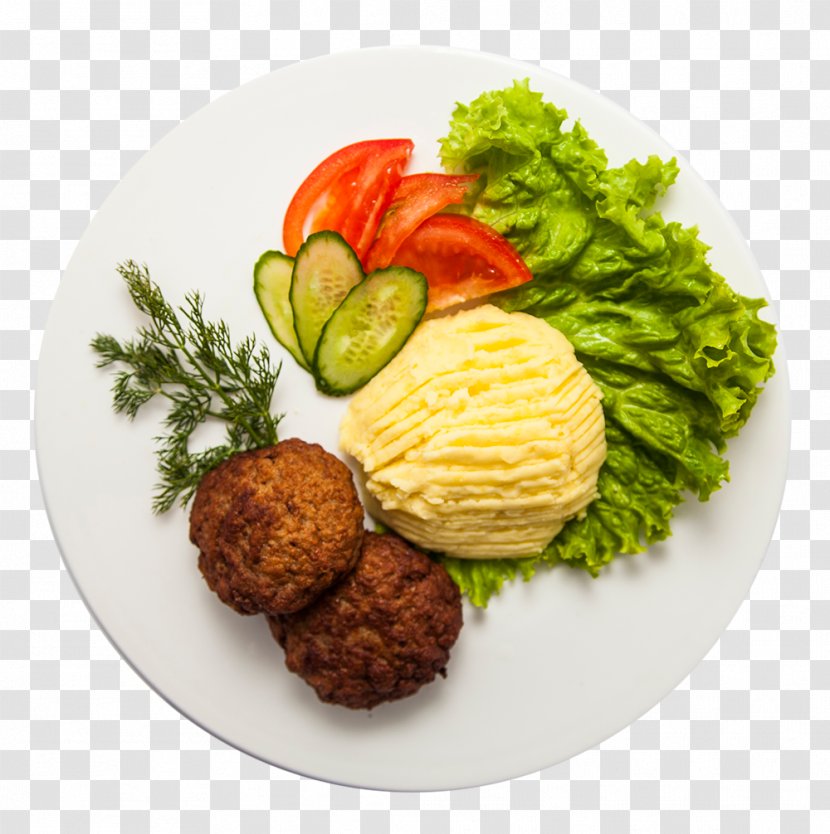 Falafel Meatball Mashed Potato Frikadeller Hamburger - Sauce - Recipe Transparent PNG