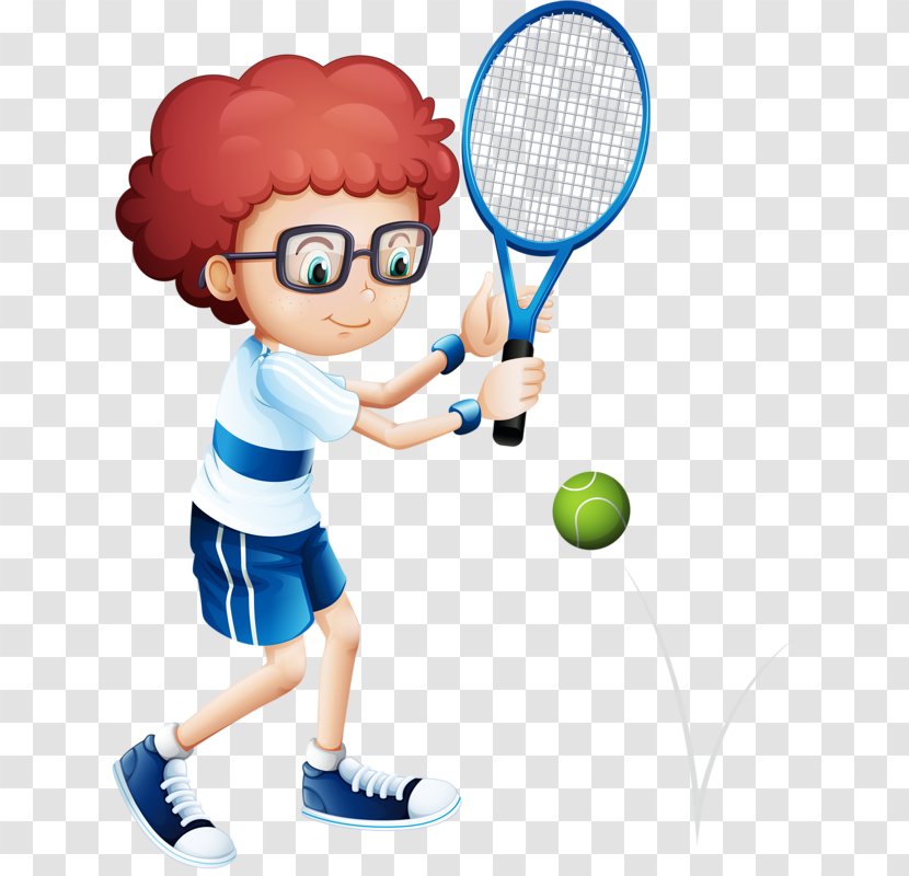 Tennis Play Child Clip Art - Sports - Boys Transparent PNG