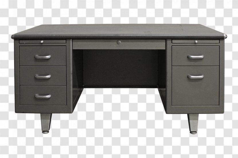 Desk Table Drawer Furniture Steel - Office Transparent PNG