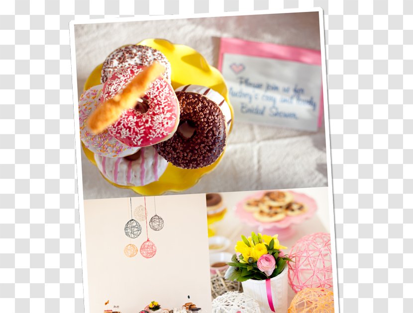 Donuts Petit Four Dessert Sweetness Baking - Pastry - Bridal Shower Transparent PNG