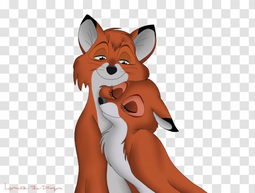 Red Fox Cartoon Clip Art - Mother - Cute Transparent PNG