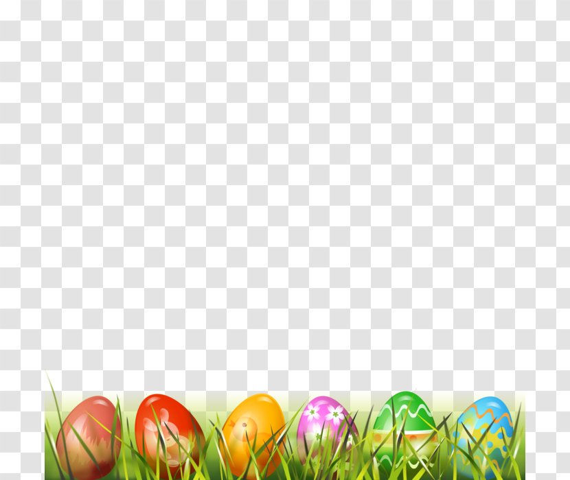 Easter Egg Background - Grass - Meadow Holiday Transparent PNG