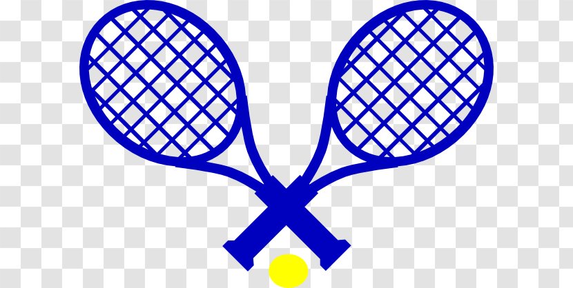 Racket Tennis Rakieta Tenisowa Badminton Clip Art - Blue Gold Cliparts Transparent PNG