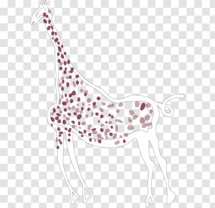 Clip Art - Wildlife - Watercolor Giraffe Transparent PNG