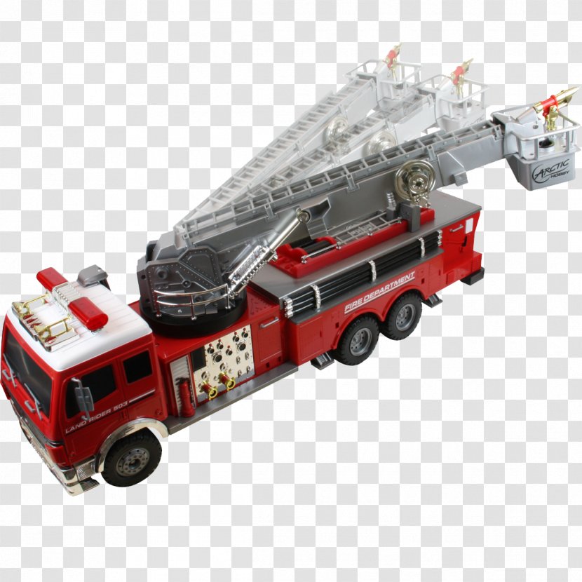 Fire Engine Department Model Car Motor Vehicle - Truck Transparent PNG