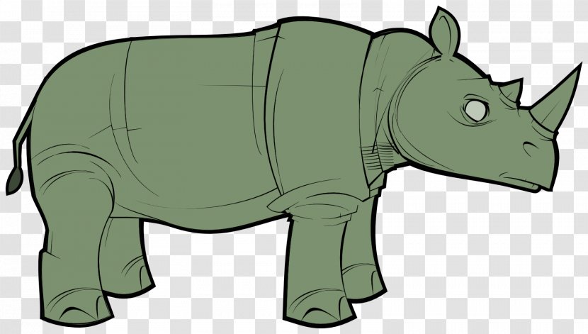 Rhinoceros Borders And Frames Free Content Clip Art - Tail - Green Rhino Cliparts Transparent PNG
