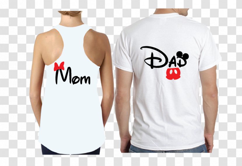 Minnie Mouse T-shirt Mickey Hoodie Clothing - Sleeveless Shirt - Married Bride And Groom Transparent PNG
