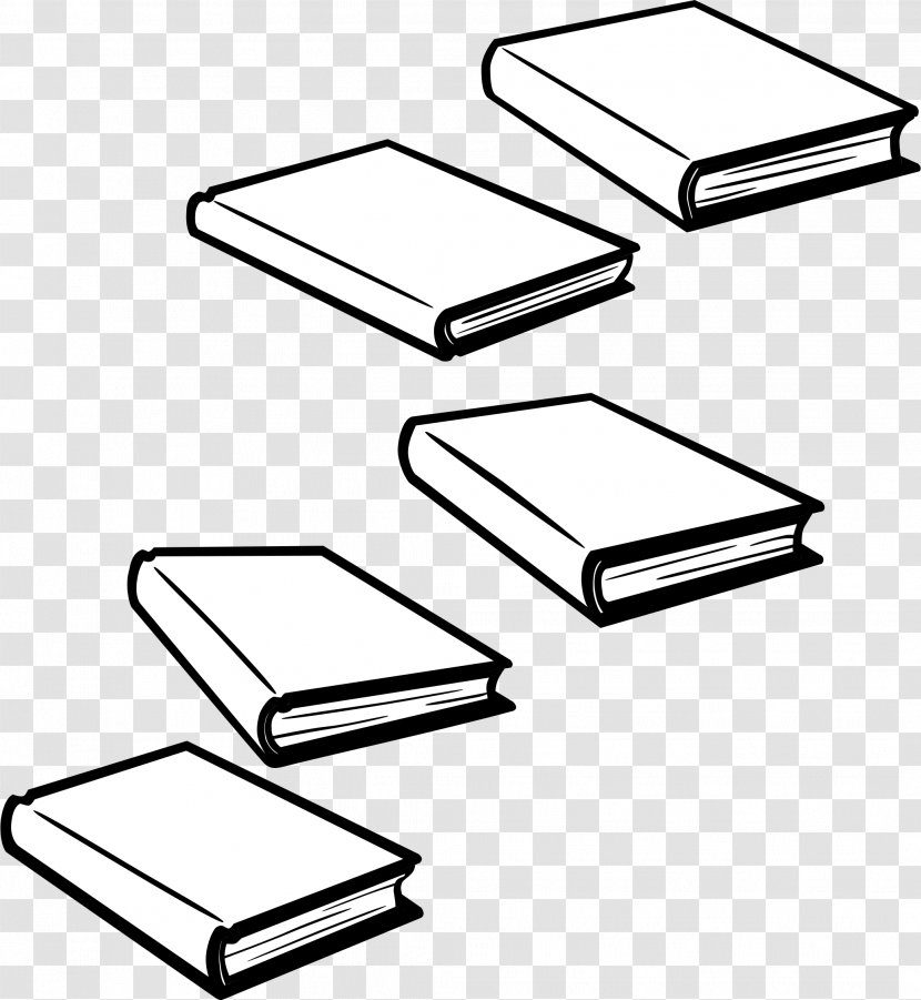 Bookcase Drawing Clip Art - Separate Lines Transparent PNG