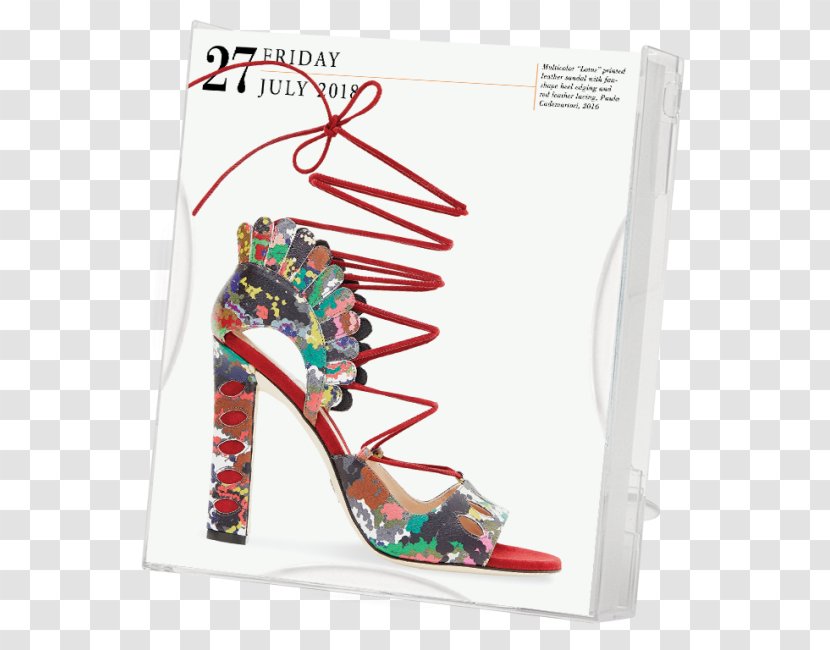 Shoe Slipper Calendar Footwear High-top - Red Desk Transparent PNG