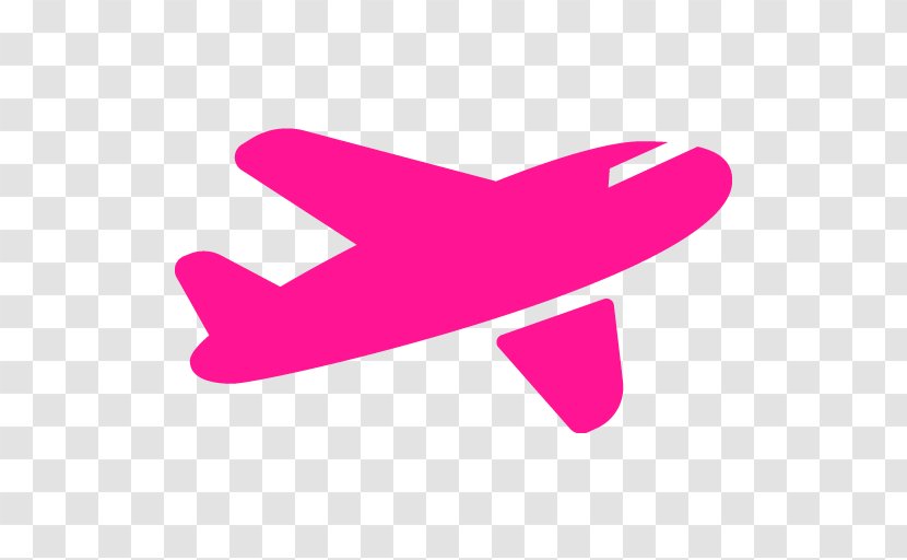 Airplane Aircraft ICON A5 Clip Art - Cargo - Pink Transparent PNG
