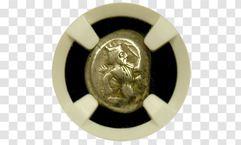 Silver Coin Persian Empire Achaemenid - Gold Transparent PNG