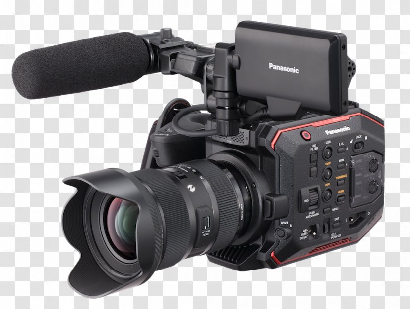 Panasonic AU-EVA1 Compact 5.7K Super 35mm Cinema Camera Resolution Canon EF Lens Mount - Digital Transparent PNG