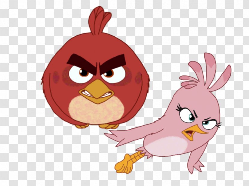 Angry Birds Stella 2 Star Wars Space Chicken - Pink Transparent PNG