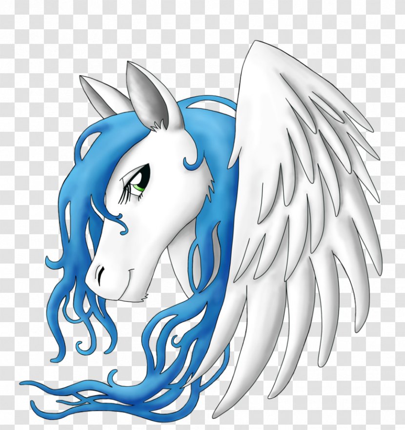 Horse Pony Vertebrate Mane Unicorn - Legendary Creature - Pegasus Transparent PNG