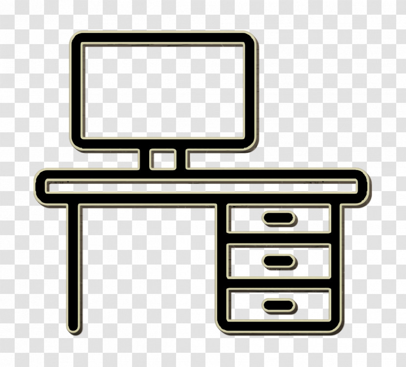 Home Living Icon Desk Icon Table Icon Transparent PNG