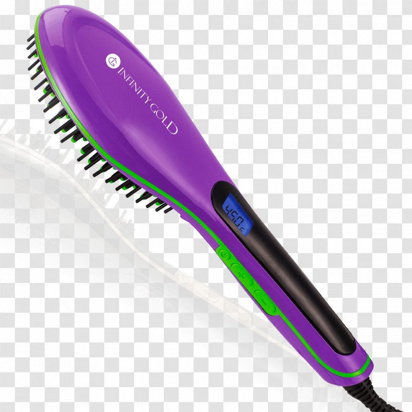 Hair Iron Comb Straightening Dryers Hairbrush Transparent PNG