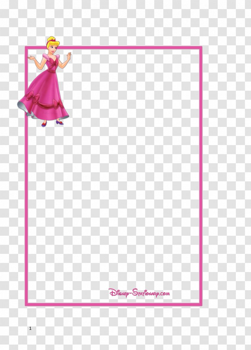 Wedding Invitation Disney Princess Birthday Paper Clip Art - Text - Border Transparent PNG