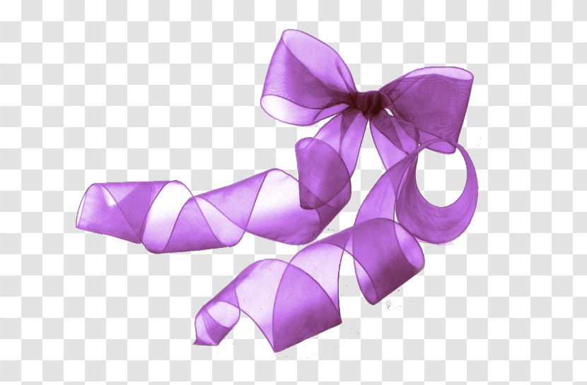 Ribbon Purple Icon - Bow Transparent PNG