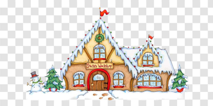 Santa Claus Village Christmas Graphics Clip Art - Frame Transparent PNG