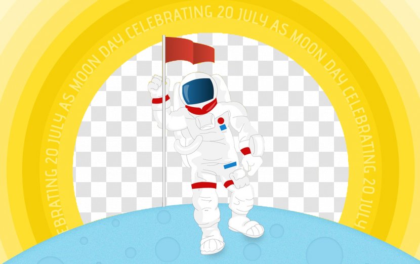 Cartoon Drawing Illustration - Watercolor - Hand-drawn Astronaut Endless Background Transparent PNG