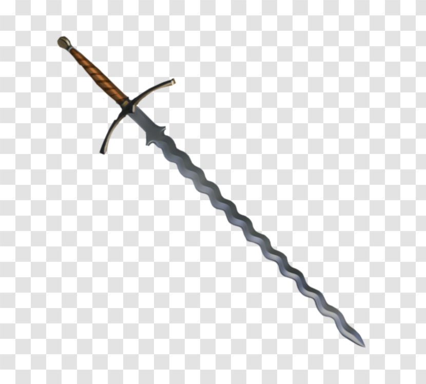 Flame-bladed Sword Spear Image - Blade - Wand Transparent PNG