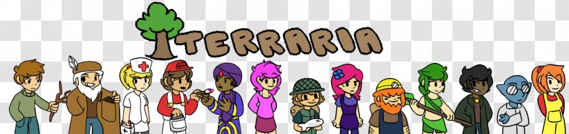 Terraria Non-player Character Drawing Video Game Fan Art - Work Of Transparent PNG