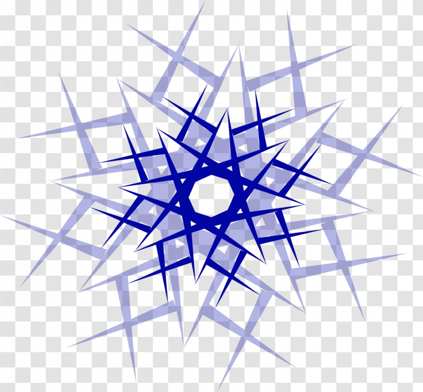 Light Snowflake Graphic Design - Blue - Creative Transparent PNG