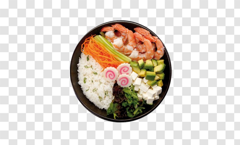 Sushi Japanese Cuisine Onigiri California Roll Gimbap - Tableware - Ramen Transparent PNG