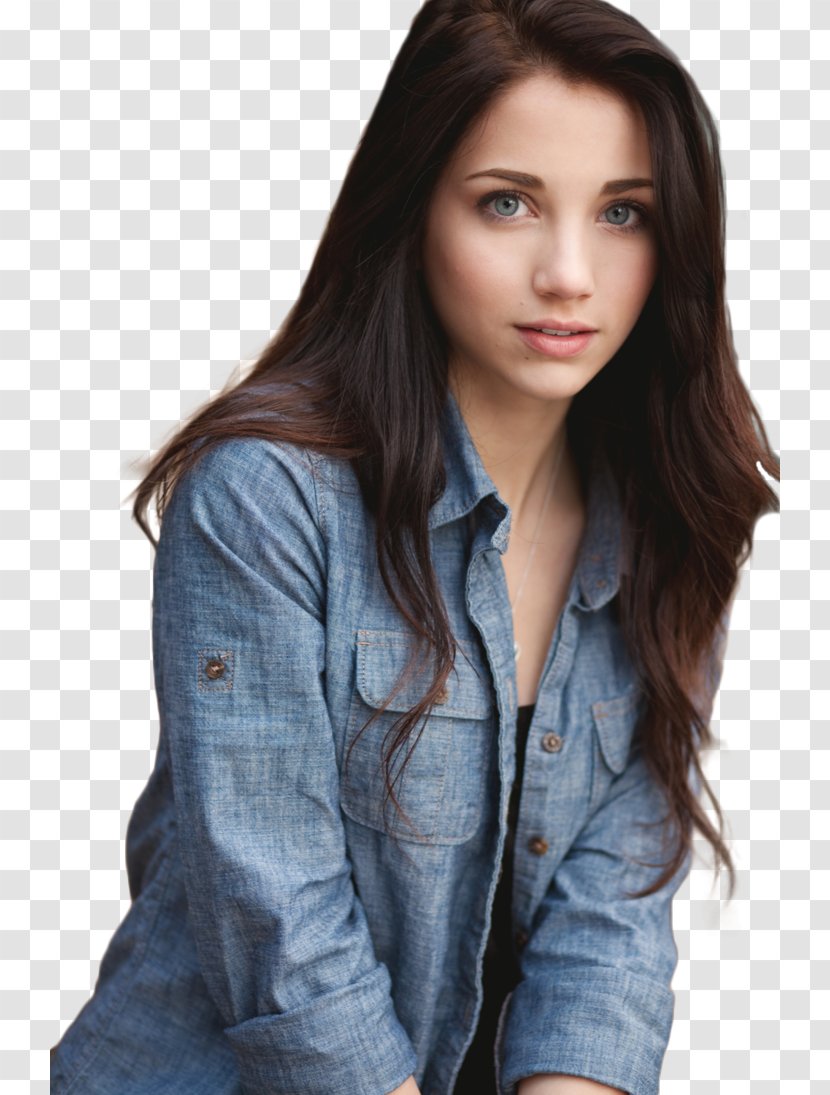 Black Hair Brown Blue Hairstyle - Flower - Emily Rudd Transparent PNG