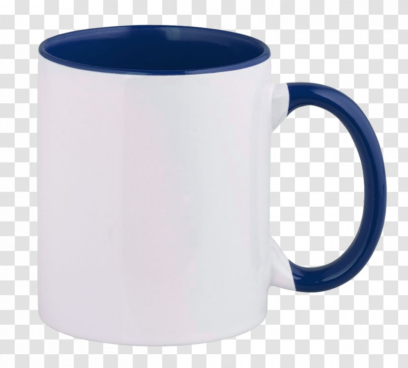 Mug Coffee Cup Cobalt Blue Tableware - Purple Transparent PNG