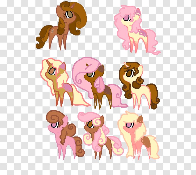 Horse Carnivora Mammal Clip Art - Animal - Strawberry Cheesecake Transparent PNG