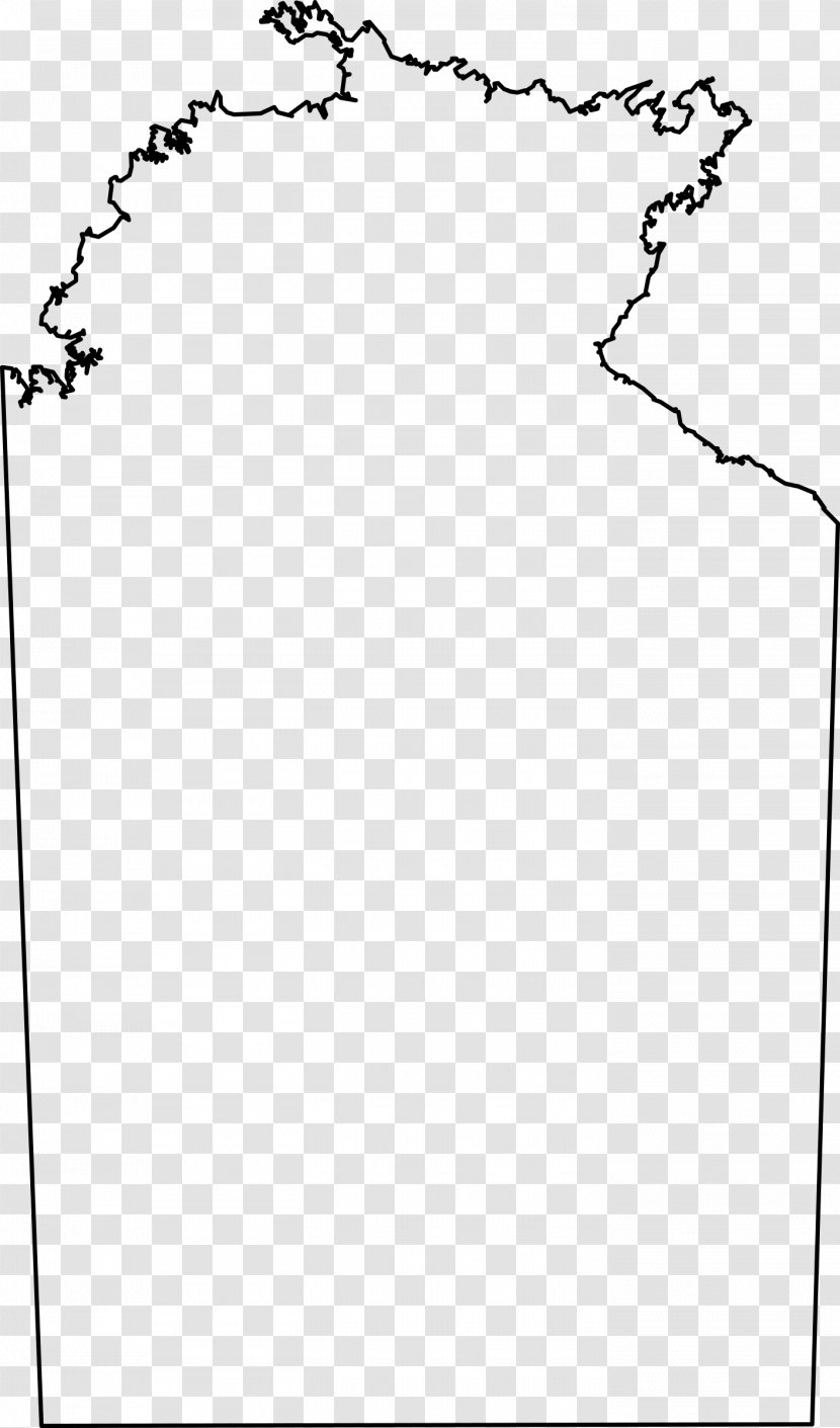 Northern Territory Blank Map Clip Art - Australia Transparent PNG