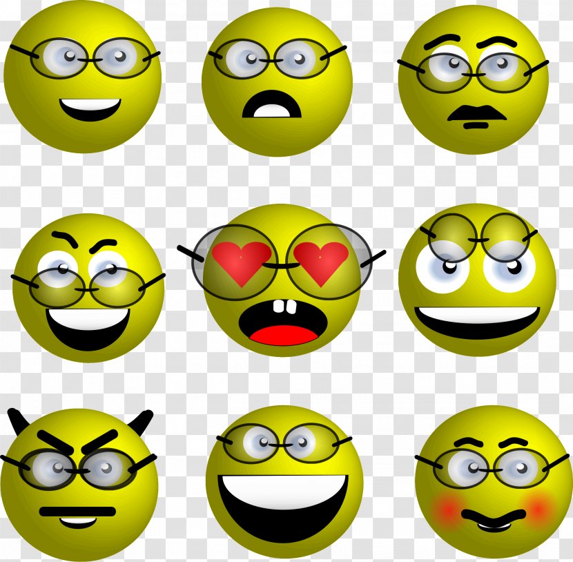 Emoticon Smiley Happiness - Yellow Transparent PNG
