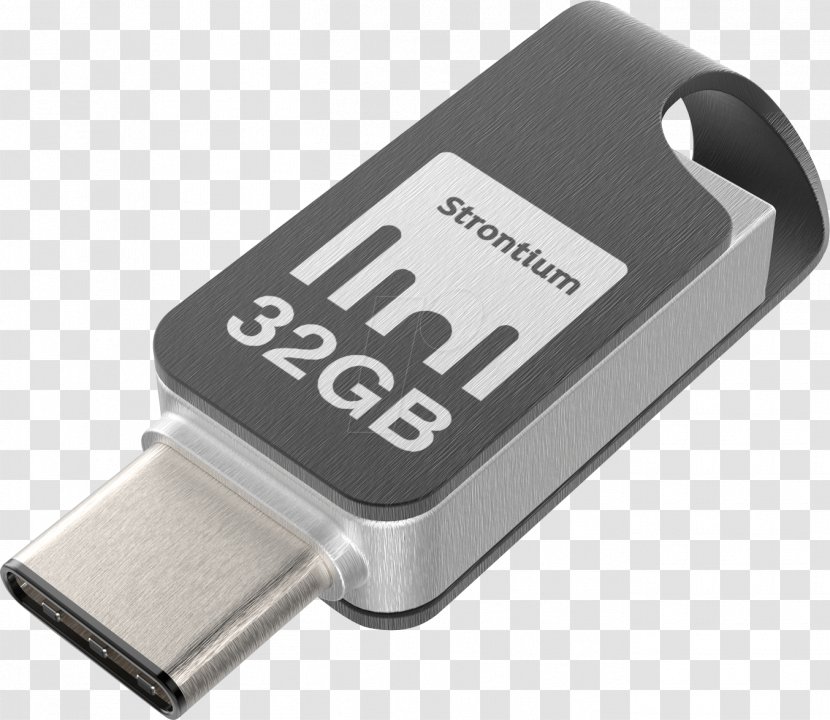 USB Flash Drives USB-C On-The-Go 3.1 - Electronic Device - Memory Transparent PNG